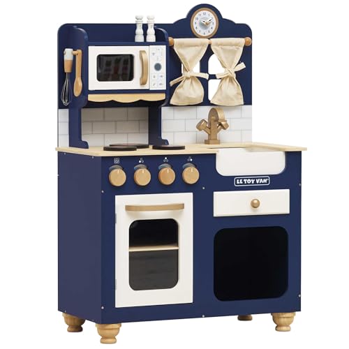 Le Toy Van Oxford Deluxe Toy Kitchen Premium Wooden Toys for Kids Ages 3 Years & Up, Oxford Deluxe Kitchen