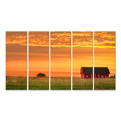Tableau sur toile pour cacher un mur vide paysage ferme islandburner