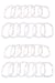 IKEA RINGSJON CLEAR SHOWER CURTAIN RINGS 24 PCS