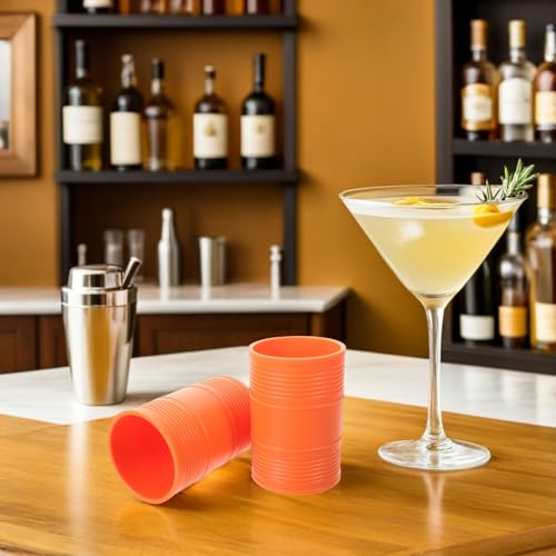 Vaso para batidos de dados reduce ruido y desorden con forma de barril plástico apilable 6