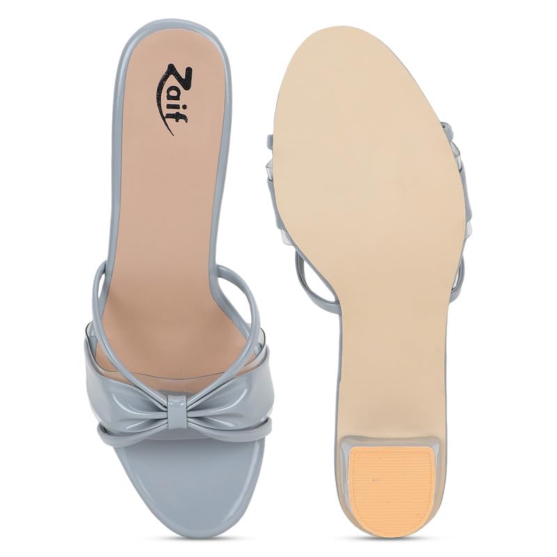 Image of ZAIF women fancy block heel footwear stylish sandal (73)