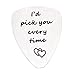 O.RIYA Christmas Gifts I'd Pick You Every Time Guitar Pick, Musical Gift, Anniversary Day, Unisex Gift, Music, Father's Day, Valentine's Day, Men, Gift for Him