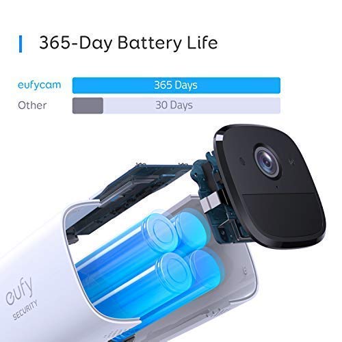 防犯カメラ eufy Security 180days BATTERY LIFE eufy Security eufyCam 2C, Wireless, 180-Day Battery, Night Vision