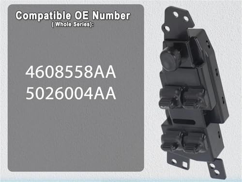 Interrupteur lève-vitre avant gauche cassé sur Dodge Intrepid ? Solution 4608558AA - 3