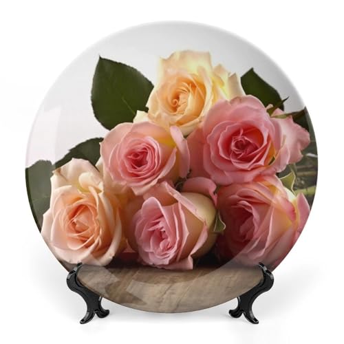 Plato Decorativo de Porcelana Bone China de 7 pulgadas miniatura 1