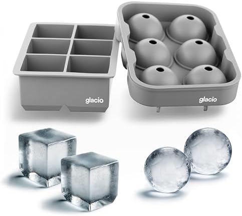 Advantageous Pricing glacio Round Ice Cube Molds Whiskey Ice Sphere Maker - 2.5 Advantageous Pricing glacio Round Ice Cube Molds Whiskey Ice Sphere Maker - 2.5