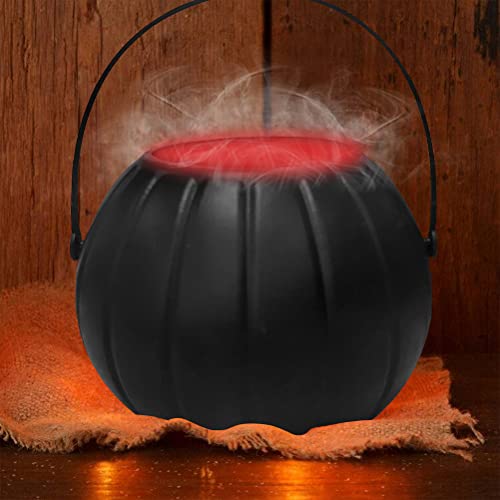 Fog Maker Halloween Halloween Witch Cauldron Fog Machine Fog Maker LED Mist Maker Spray Decoration for Halloween Party (A) miniatura 2
