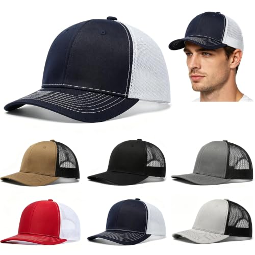 Image of 6Pcs Unisex Vintage Washed Baseball Cap Hat Adjustable Cotton Sports Caps for Men Women Outdoor Sports