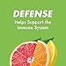 HALLS Defense Assorted Citrus Vitamin C Drops, 20 Sticks of 9 Drops (180 Total Drops)