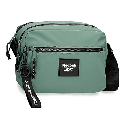 Reebok Elsie Bandolera Dos Compartimentos Verde 25x16x6,5 cms Poliéster