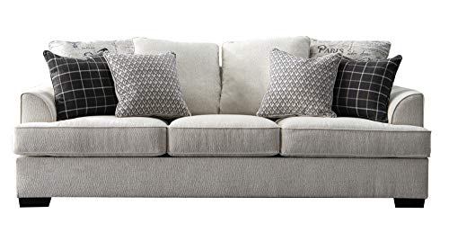 Acanva Luxury Contemporary Chenille Living Room Sofa, Couch, Cream #TOP2