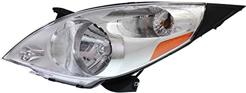 Evan Fischer Headlight Assembly Compatible with 2013-2015 Chevrolet Spark Halogen Composite Type Driver Side
