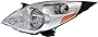Evan Fischer Headlight Assembly Compatible with 2013-2015 Chevrolet Spark Halogen Composite Type Driver Side