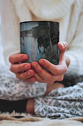 Morphing Mugs Star Wars – Luke Skywalker -Yoda - R2-D2 – Do. Or Do Not. There Is No Try – Thomas Kinkade Studios - One 16 Oz Heat Sensitive Clue Mug – Full Image Revealed When Hot Liquid Is Added #TOP4