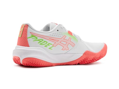 ASICS Women's Gel-Challenger 15 Padel Tennis Shoes, 8.5, White/Guava - image 3