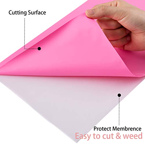 Rolos de vinil de transferência de calor HTV de 30,5 cm x 3 m, ferro em vinil para Cricut e outros c