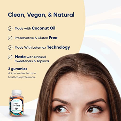 Kaitamin Lutein & Zeaxanthin Eye Supplement For Adults| Blue-Light Protection, Screen-Ray Protection, Dry-Eye Support, Yummy Mango Flavored Vegan, Gluten-Free, Made With Coconut Oil. 60 Gummies #TOP4