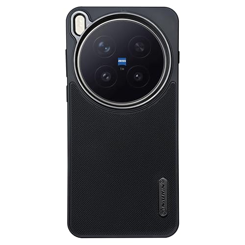 Image of NIUKIN Super Frosted Shield Pro Soft Back Case for Vivo X300 Pro | Camera Ring | Shockproof Scratchproof Cover | Black