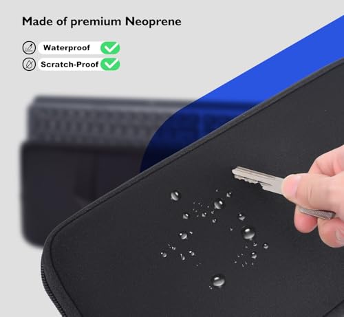 Funda para teclado Logitech MX Keys con neopreno negro miniatura 3