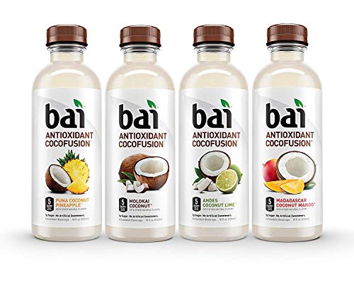 Bai Cocofusions Antioxidant Infusion Coconut Drink Variety Pack Bottled Beverage: 15 Pack (18 oz.)