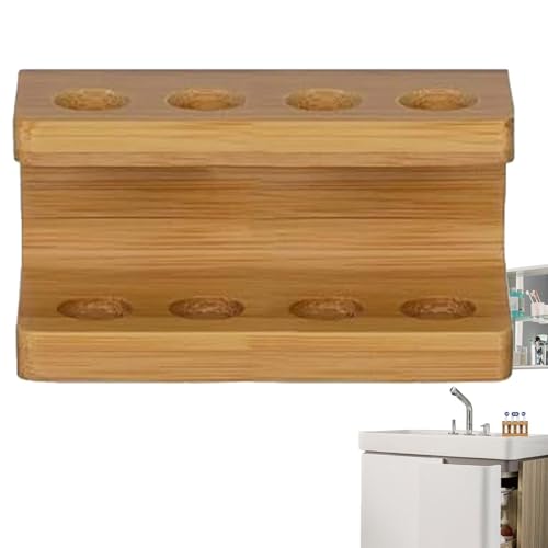 Support brosse à dents compact et rangement polyvalent salle de bain - 8