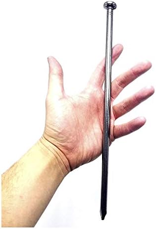 Landscape Edging Ace Hardware - Which Products Truly Stand Out? 5 (50-Pack) - Heavy Duty Round Metal Landscape & Paver Edging Anchoring Stake, 12-Inch Length - Bright Spike Timber Nail, Tent Spikes, Camping, Trapping, Landscape, More (50PACK)