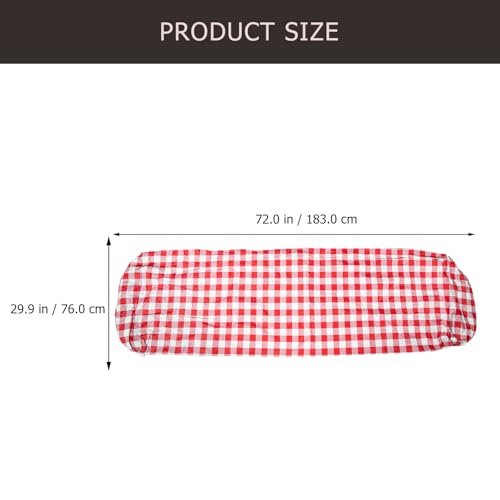 Nappe de pique-nique imperméable en PVC et housse de banc de table de jardin