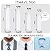 Forbidden Road Plastic Collar Stays for Men’s Dress Shirts 100Pcs Shirt Collar Stays