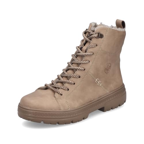 Rieker Botines clásicos para mujer N0036, botines sueltos, Beige 20, 43 EU