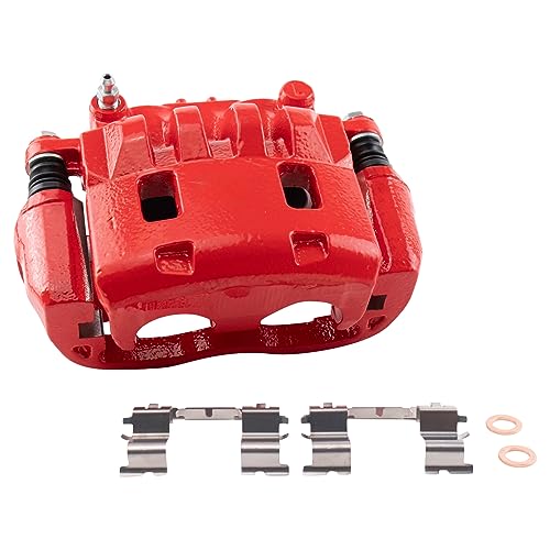 Image of TRQ Performance Front Left and Right Brake Caliper Set Compatible with 05 Saab 9-2X Linear 06 9-2X 2.5i 12-14 Subaru Impreza Base Premium Limited 05-11 Impreza Outback Sport 06-11 Impreza 2.5i