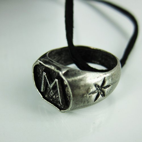 COLLANA ANELLO MORGENSTERN CITY OF BONES SHADOWHUNTERS THE MORTAL INSTRUMENTS