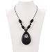 Consider It Maid Silicone Teething Necklace for Mom to Wear - Free E-Book - BPA Free - Baby Love (Black)