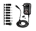 Produktbild Shentian Universal Netzteil AC Ladegerät 12V 9V 7.5V 6V 5V 4.5V 3V 1000mA 1A 2A Multi Spannung DC Netzteil mit 8 wählbaren Adapterspitzen für 3V-12V Haushaltselektronik und LED-Streifen