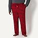 Amazon Essentials Men's Flannel Pajama Pant, Red Buffalo Plaid, Small