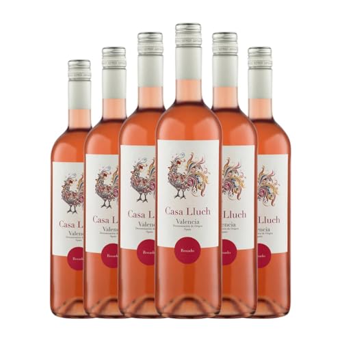 Enguera Casa Lluch Rosado Tempranillo Valencia 75 cl Vino rosado (Caja de 6 Botellas de 75 cl)