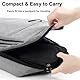 TQPXZO Elektronische Tasche Organizer Kabeltasche Universal Reisekabel, Tragbare Kabelorganizer,Doppelte Kabel Tasche für Elektronik Zubehör USB Ladekabel Handyladekabel (3layer, Schwarz)