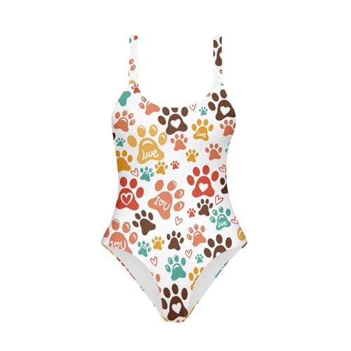 Image of One Piece Bathing Suit for Girl Kids Cute Beach Sport Swimwear U Back Scoop Neck Summer Swimming Pool Beachwear