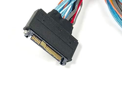 Cable Extensión SFF-8639 U.2 1.5 Metros Negro miniatura 3