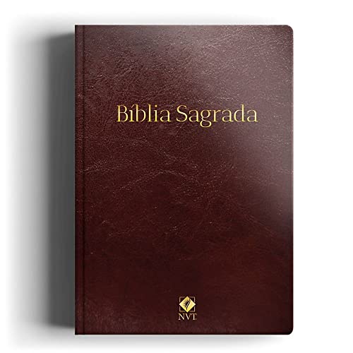 Bíblia NVT slim luxo Marrom: Mais leve, mais prática mesmo conteú...