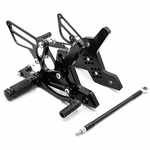 Repose-pieds arrière Z750 réglables contre la fatigue sur Kawasaki moto