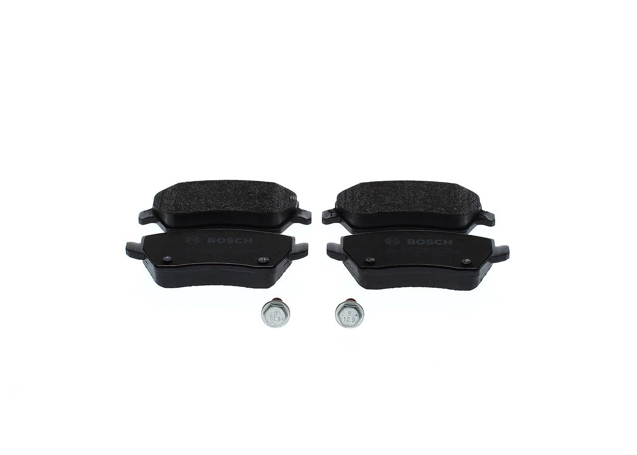 BOSCH Plaquettes de frein avant (jeu) 0986424795 | Qualité Bosch - Réduction du Bruit et de la Poussière - Certifié ECE-R90 - Sans Cuivre - Avec Accessoires