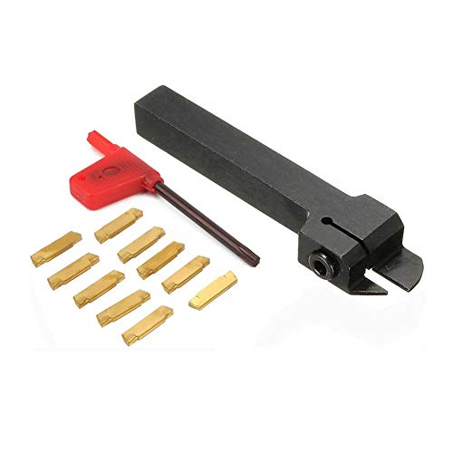 Portaherramientas de torno con 10 insertos MGMN200-G miniatura 1