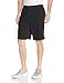 HEAD Men's Return to Order Knit Running Short, Black/Flame Scarlet, Large