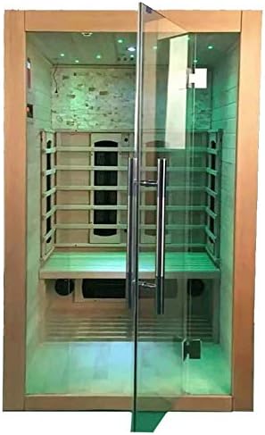 Two Person Infrared Sauna with Ceramic Heaters - Home Sauna, Simple Assembly, Indoor Sauna