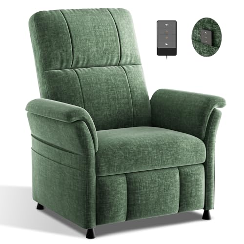 Amada Power Recliner Chair for Adults, Chenille Electric...