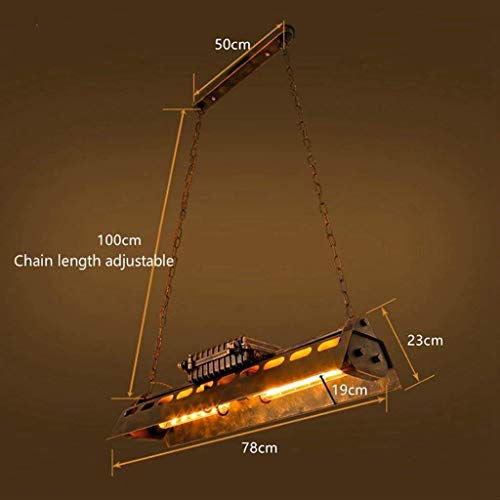 ZfgG Industrial Steampunk Metal Chandelier,Loft 4 Lights Edison Metal Ceiling Chandelier Indoor Lighting steampunk buy now online