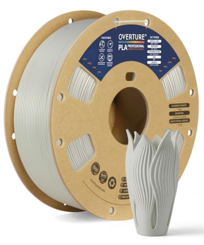 Image of OVERTURE PLA Plus (PLA+) Filament 1.75mm, Stronger & More Durable, Professional Toughness 3D Printer Filament 1kg (2.2lbs), High Precision + /- 0.02mm, Tangle-Free (Champaign)