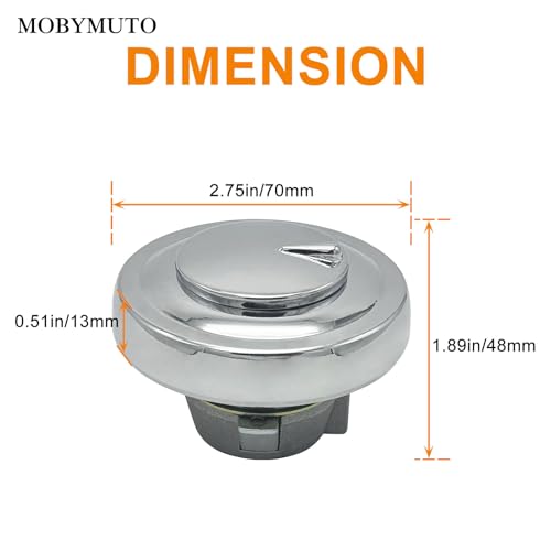 Image of Gas Fuel Tank Cap Gas Locking Cap Lid Cover with 2 Keys for Yamaha SR400 XV1600 XVS125 XVS250 XVS650 XVS950 XVS1100 XVZ1300 XV1700 V-Star Motorcycle Fuel Gas Tank Cap Key kit
