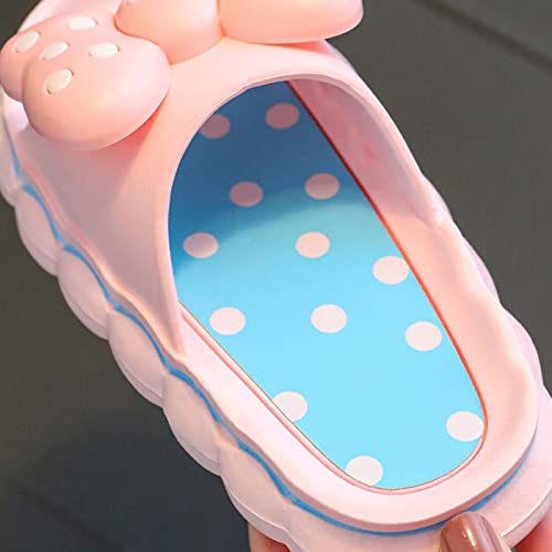 Little Girl Summer Slides Anti Slip Open Toe Thick Cushioned Soft Bottom Bow Cute Fashion Sandals Beach Shoes4