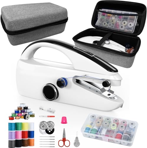 Handheld Sewing Machine, Mini Portable Hand Sewing Machine with 20